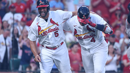 Wainwright-Molina set record; Pujols pitches for first time in Cardinals  rout | FOX 2